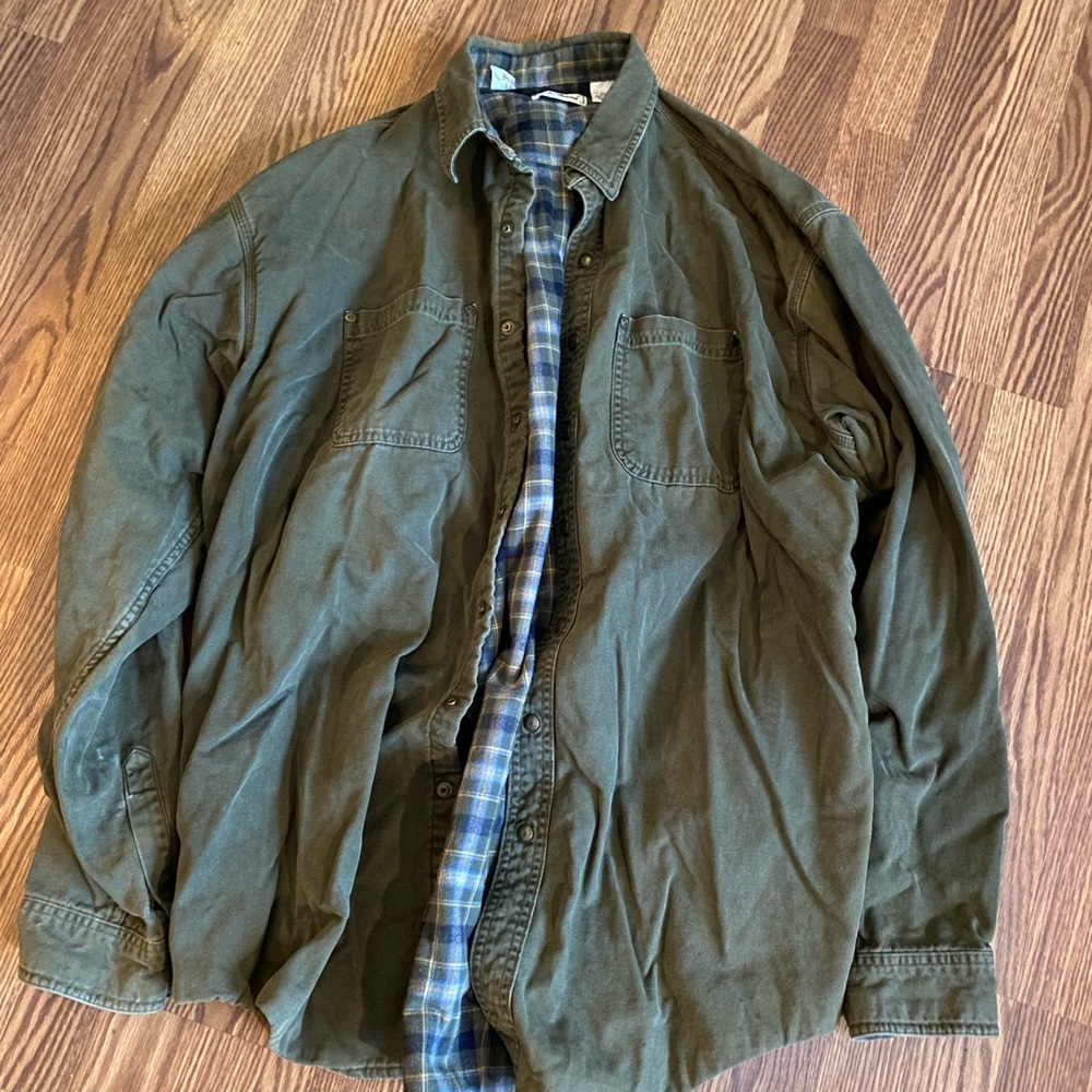 LL Bean Flannel Lined Shirt XXL